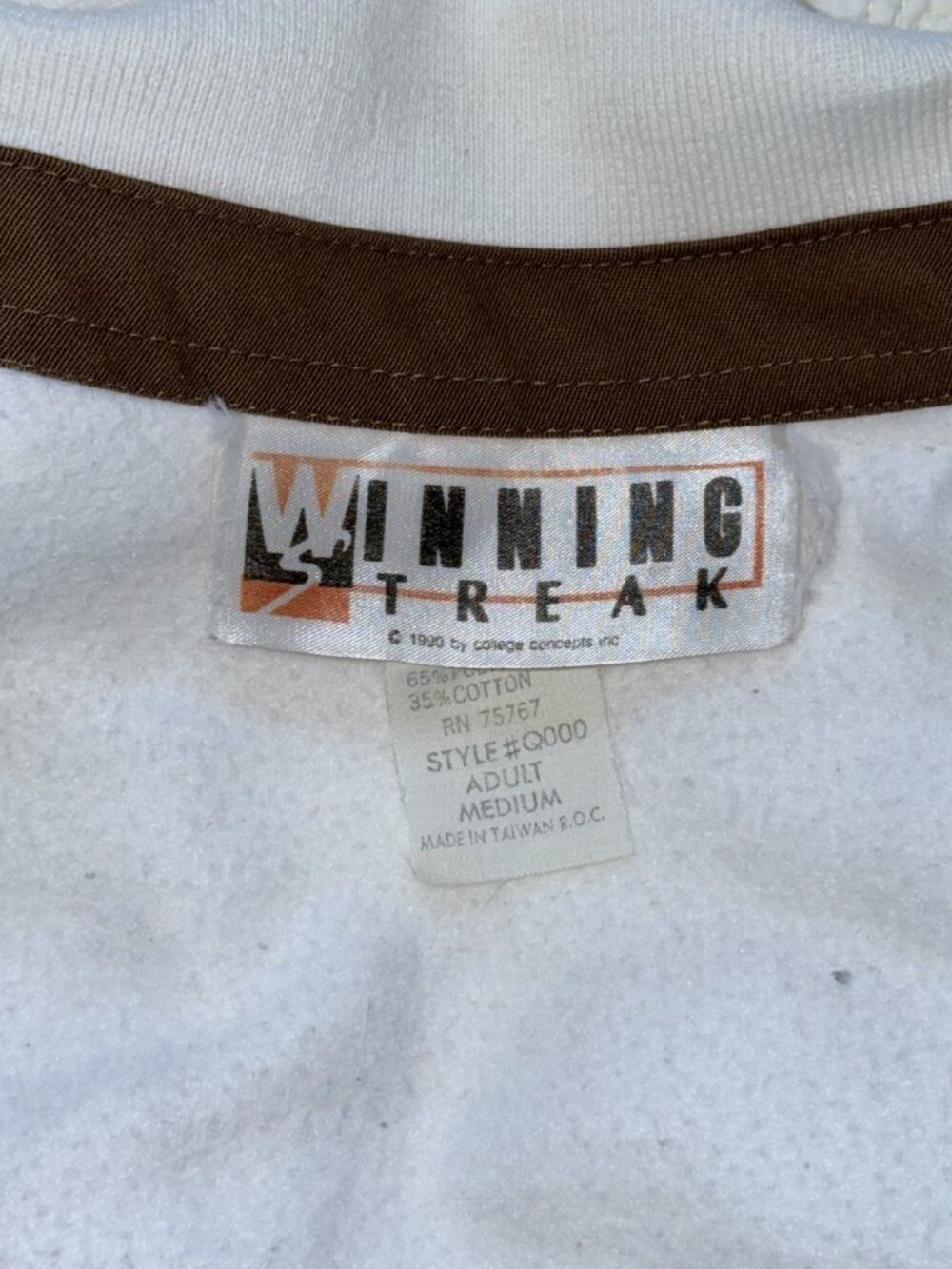 Vintage 1994 Winning Streak Cleveland Browns NFL Sweatshirt Adult Medium - Picture 12 of 12